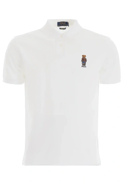 Polo Ralph Lauren Bear Polo Shirt In White