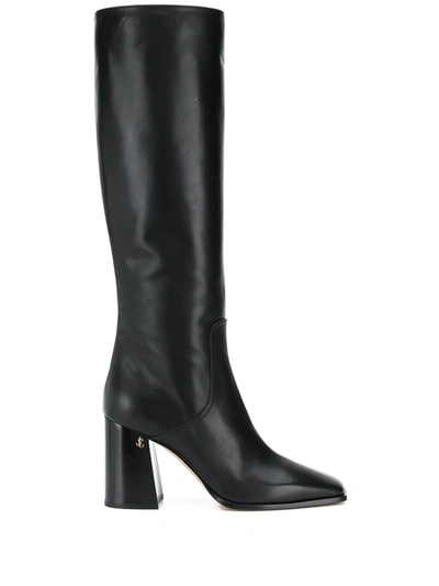 Jimmy Choo Brionne 85mm Boots In Schwarz