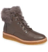 Botkier Women's Winter Leather Lace Up Boots In Charcoal Leather