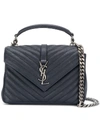 Saint Laurent Medium Monogramme College Bag In Blue