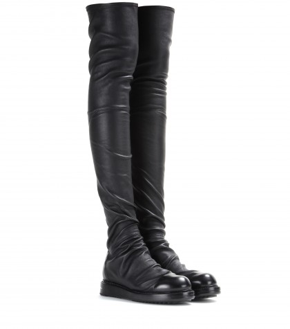 rick owens knee boots