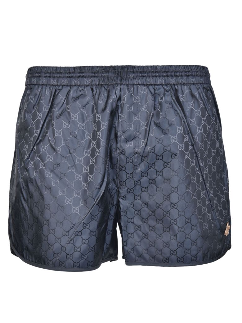 gucci bee swim shorts