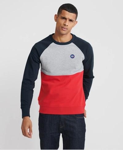 Superdry Collective Colour Block Crew Sweatshirt In Grey | ModeSens