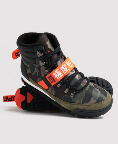Superdry Outlander Snow Boots In Khaki