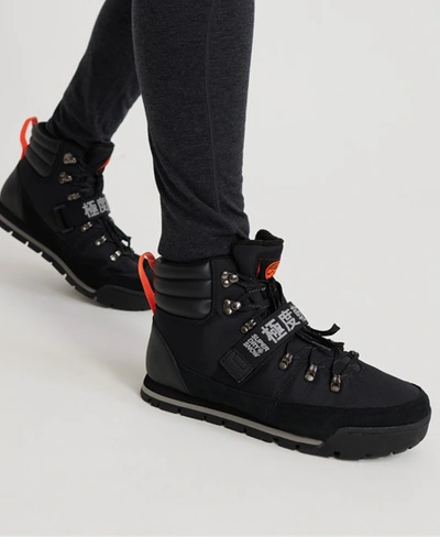 Superdry Outlander Snow Boots In Black