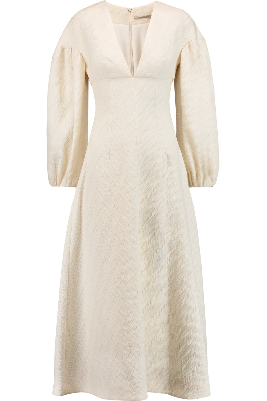 Emilia Wickstead Martha Jacquard Midi Dress | ModeSens