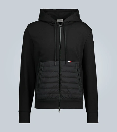 Moncler Maglia Hooded Sweatshirt In Black