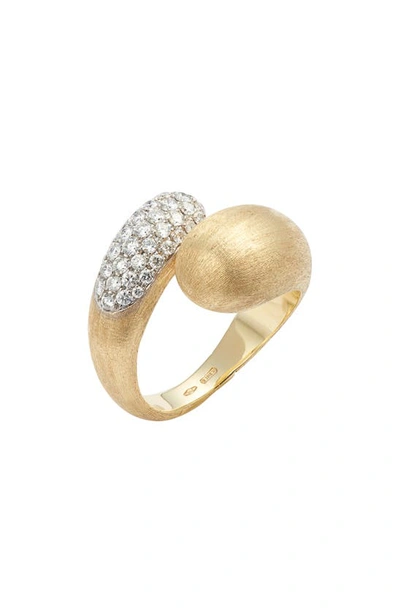 Marco Bicego Lucia Diamond Wraparound Ring In Yellow Gold/ White Gold