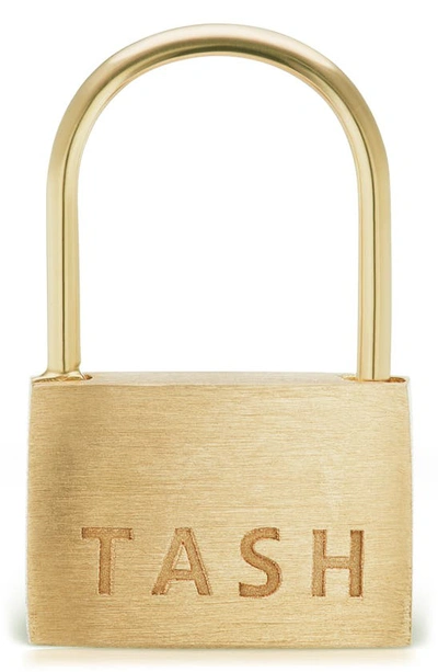 Maria Tash Padlock Clicker In Yellow Gold