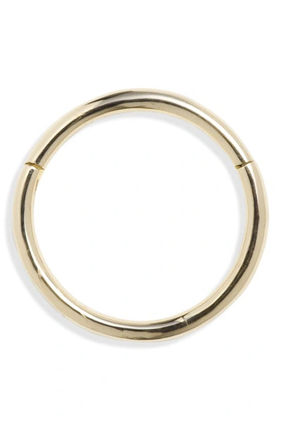 Maria Tash 14k Gold Plain Clicker In Yellow