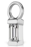 Maria Tash Diamond Baguette Earring Charm In White Gold