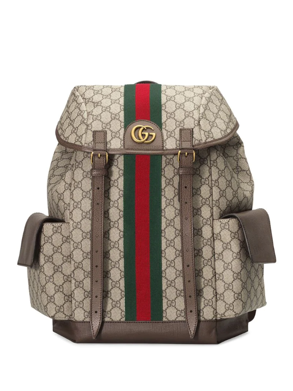 gucci canvas backpack