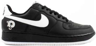 Pre-owned Nike  Air Force 1 Low The Black Album In Black/white