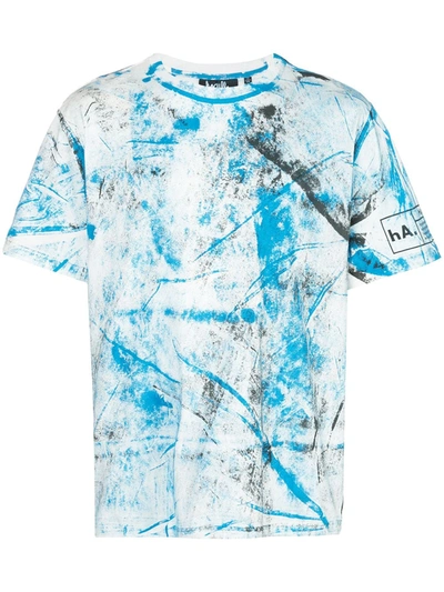 Haculla Hand Paint T-shirt In Blue