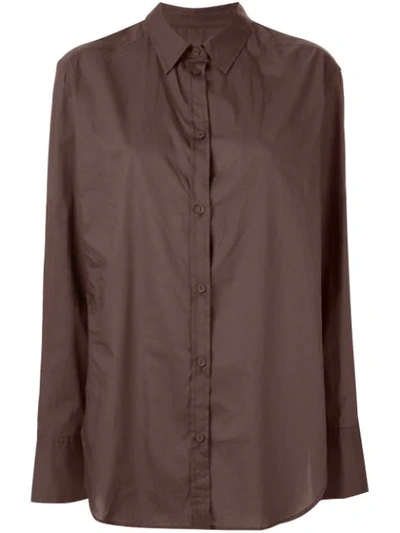 Matteau Relaxed Fit Shirt In Brown
