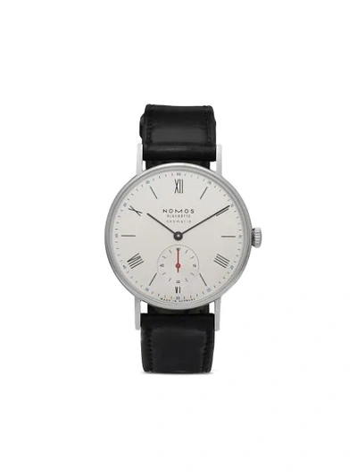 Nomos Ludwig Neomatik 36mm In White, Silver-plated