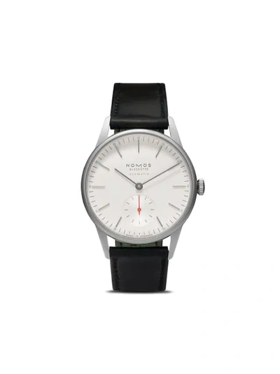 Nomos Orion Neomatik 36mm In White, Silver-plated