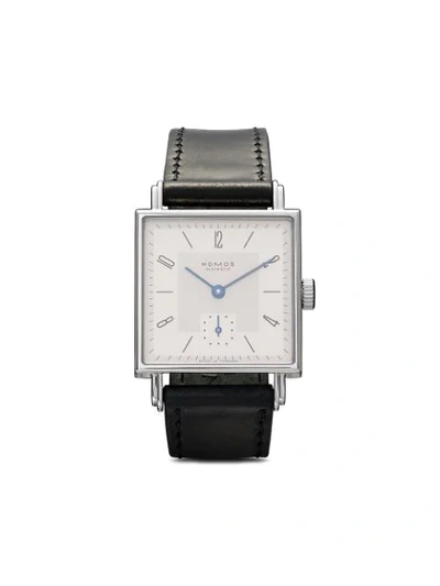 Nomos Tetra 27mm In White, Silver-plated