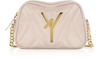 Atelier V1 Handbags Attica Quilted Leather Camera Bag In Nude