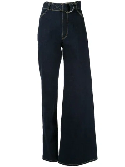 Kseniaschnaider Asymmetric Fit Jeans In Blue