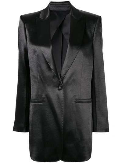Philosophy Di Lorenzo Serafini Straight-fit Blazer In Black