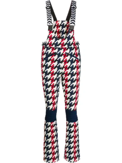 Perfect Moment Isola Chevron-print Ski Trousers In White