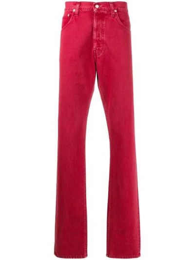 Helmut Lang Jeans Mit Geradem Bein In Red