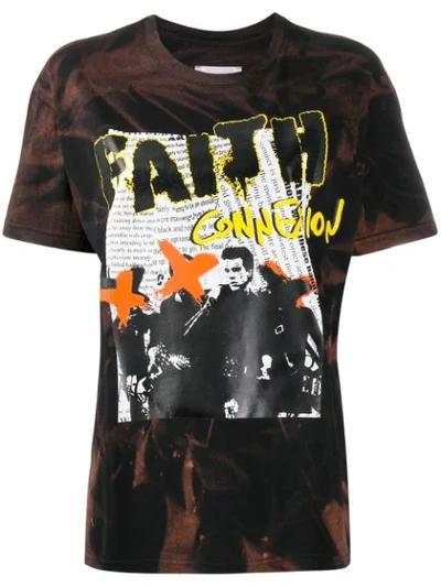 Faith Connexion Graphic Print Relaxed-fit T-shirt In Black
