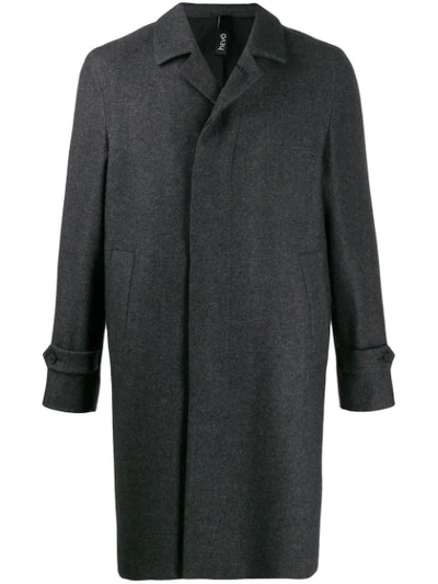 Hevo Single Breasted Coat In Grey
