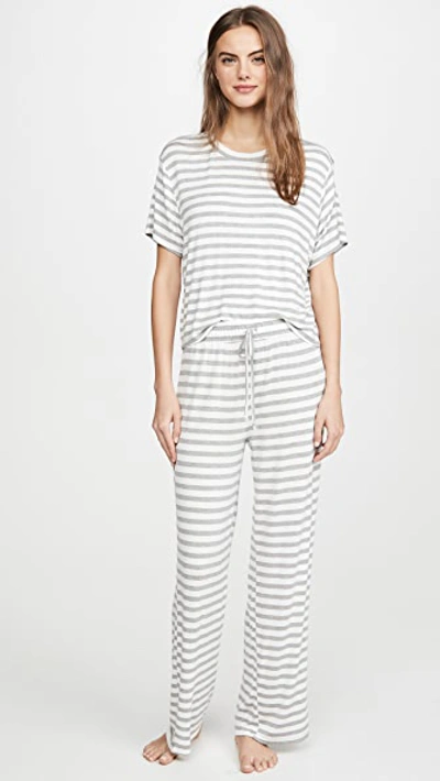 Honeydew Intimates Honeydew Inimtates All American Pajamas In Ivory Stripe