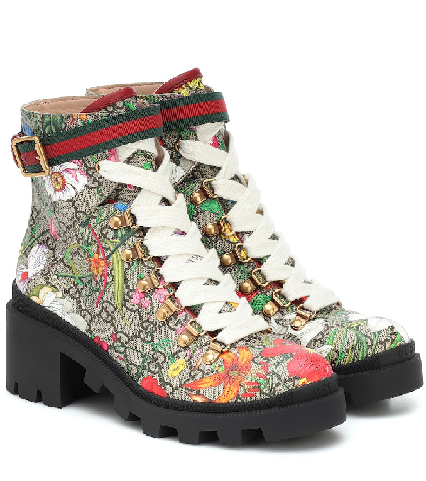 gucci trip combat boot