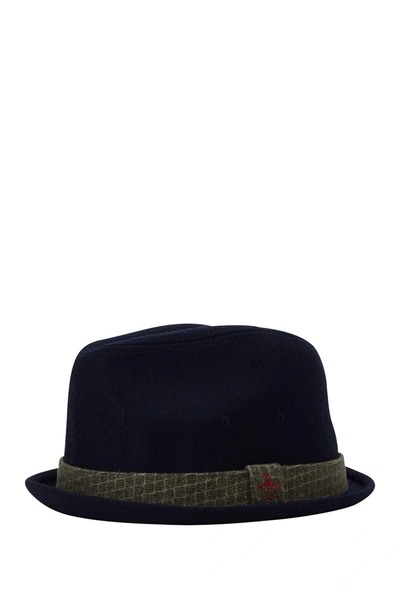 Original Penguin Governor Porkpie Hat In Navy | ModeSens