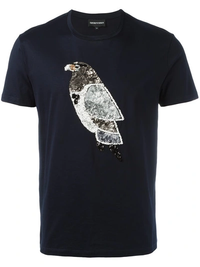 Emporio Armani Beaded Bird T-shirt | ModeSens
