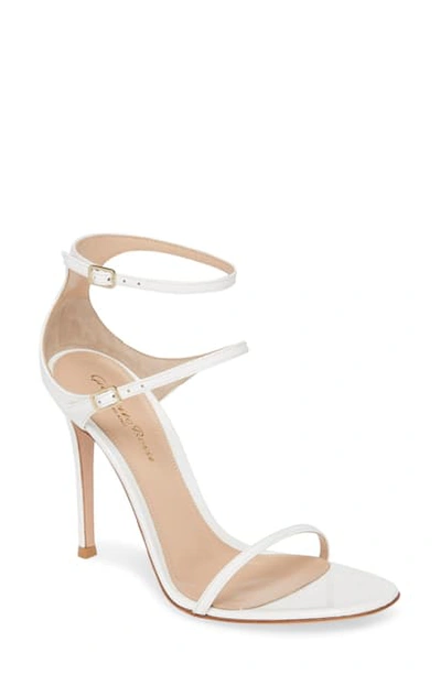 Gianvito Rossi Triple-strap High-heel Sandals In White