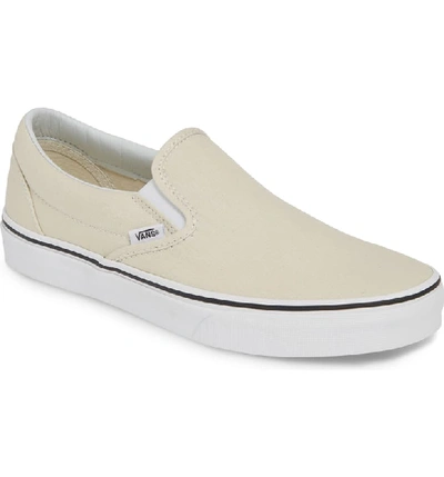 Vans 'classic' Slip-on Sneaker In Birch/ True White