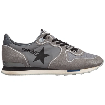 Golden Goose Women's Shoes Leather Trainers Sneakers Running In Grey