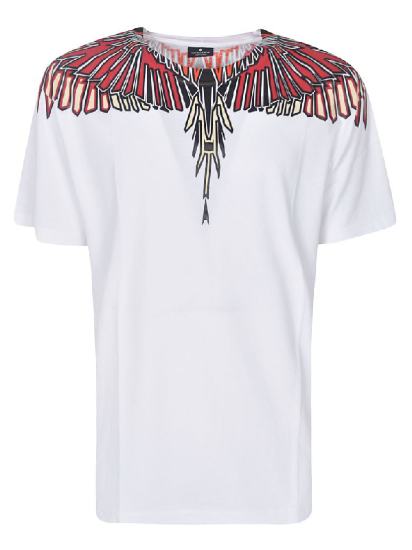 Marcelo Burlon County Of Milan Wing Print T-shirt In White | ModeSens