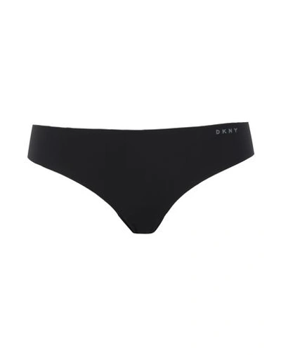 Dkny G-strings In Black