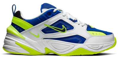 Pre-owned Nike M2k Tekno Sprite In White/black-volt-racer Blue | ModeSens