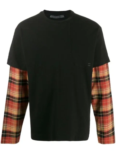 Alyx Layered Long Sleeve T-shirt In Black