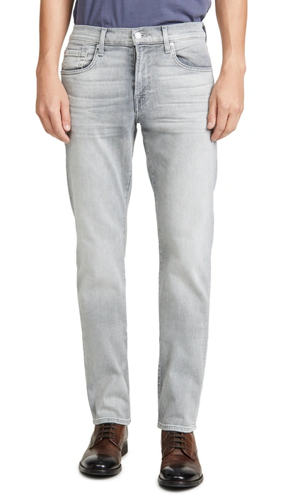 7 For All Mankind The Straight Slim Straight Leg Jeans In Altruist G