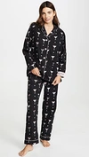 Pj Salvage Nap Time Is My Happy Hour Flannel Pj Set In Black