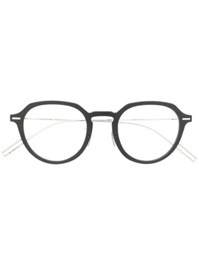Dior Disappear01 Round-frame Glasses In Black