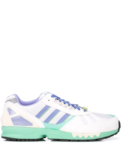 Adidas Originals Colour Blocked Low Top Sneakers In White
