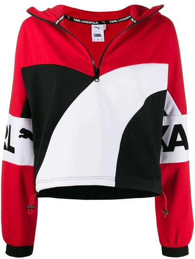 Puma X Karl Lagerfeld Sweatshirt In Red