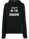 Undercover Light In The Shadow Hooded Jumper In Black