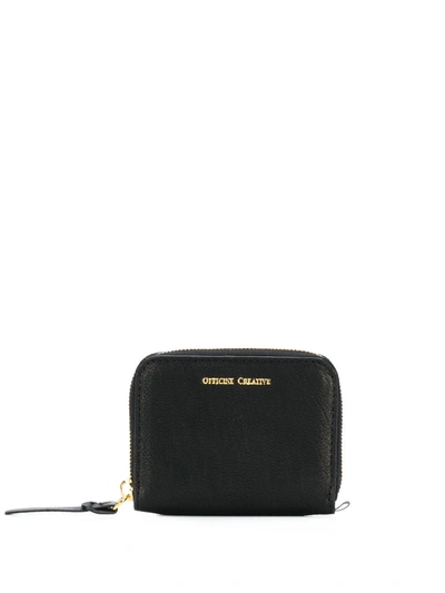 Officine Creative Poche 2 Mini Wallet In Black