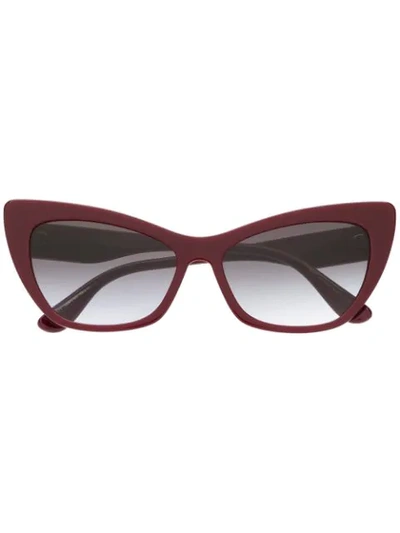 Dolce & Gabbana 56mm Cat Eye Sunglasses In Havana
