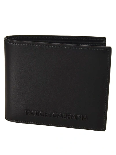 Dolce & Gabbana Logo Wallet In Black