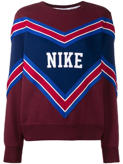 Nike Fleece Sweatshirt In Red